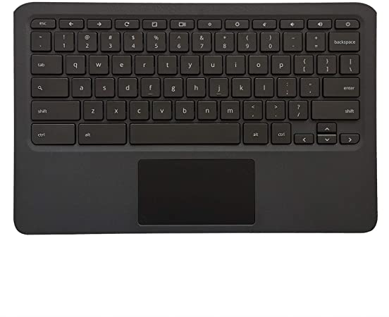 CAPARTS New L52573-001 Palmrest Keyboard w/Touchpad Assembly for HP Chromebook 11 G7 EE Replacement P/N L52568-001-FKA