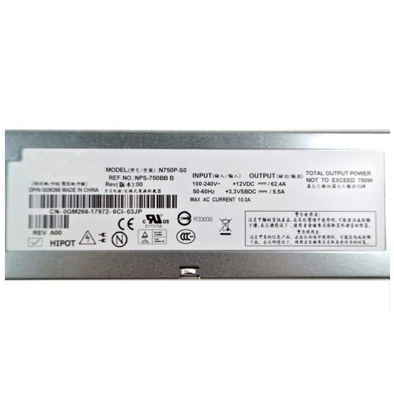 Dell PowerEdge 2950 2970 750Watt Server Power Supply 0GM266 Z750P-00-FKA