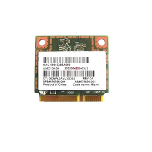 Wireless Adapter Card for Atheros AR5B22 AR9462 802.11a/b/g/n half Mini PCI-E 2.4G/5G Wifi Bluetooth 4.0 for HP SPS 676786-001-FKA