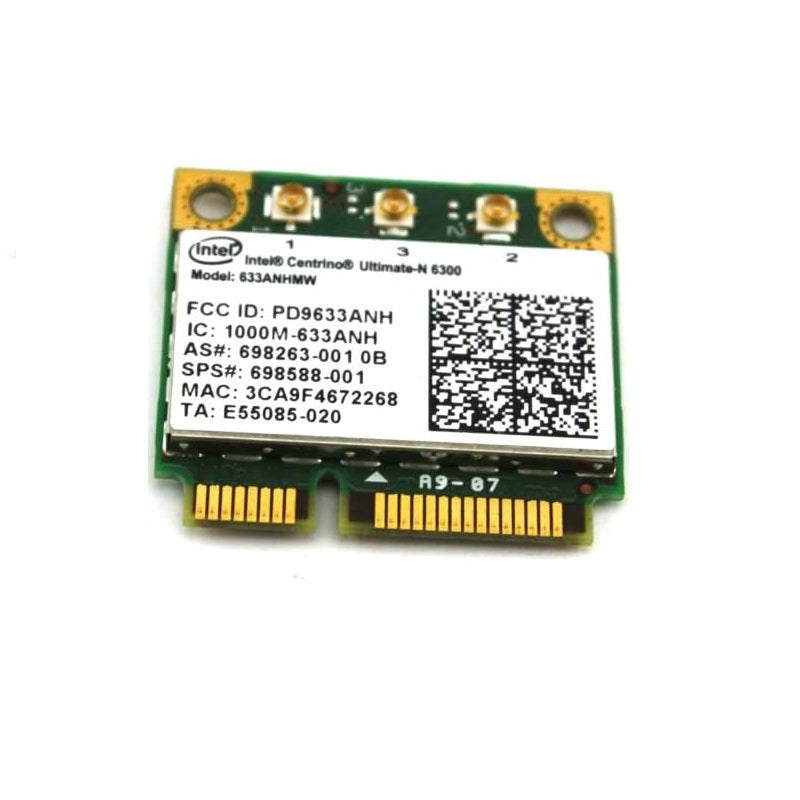 Original For HP 698588-001 Intel Centrino Ultimate-N 6300 a/b/g/n PCIe Half 633ANHMW-FKA
