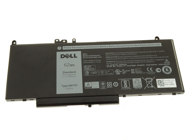 Dell OEM Latitude E5470 / E5570 / Precision 3510 4-cell 62Wh Original Laptop Battery - 6MT4T w/ 1 Year Warranty-FKA