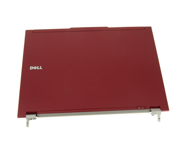 New RED - Dell OEM Latitude E4300 13.3" LCD Back Cover Lid Assembly with Camera Bump and Hinges - RED - 6NCWC-FKA