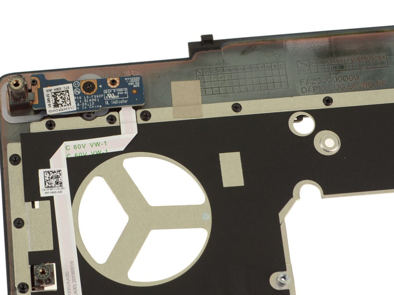 New Dell OEM Precision 7530 Touchpad Palmrest Assembly - 6WR7D-FKA