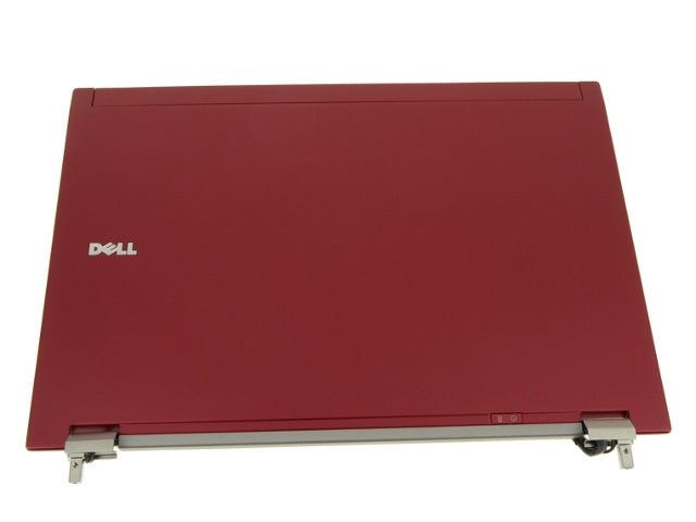 New RED - Dell OEM Latitude E6510 15.6" LCD Back Cover Lid Assembly with Hinges - 6WV8Y-FKA