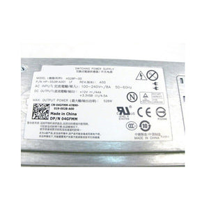 Dell PowerEdge T300 Redundant Power Supply 528W 04GFMM CN-04GFMM H528P-00-FKA