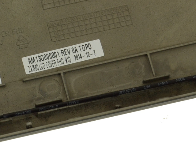 New Dell OEM Latitude E5250 12.5" LCD Back Cover Lid Assembly with Hinges - No TS - 86C4M-FKA