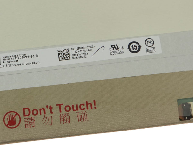For Dell OEM Precision 17 (7710) / Alienware 17 R3 / R4 17.3 UHD (4K) EDP LCD Widescreen Matte - 8CJK2-FKA