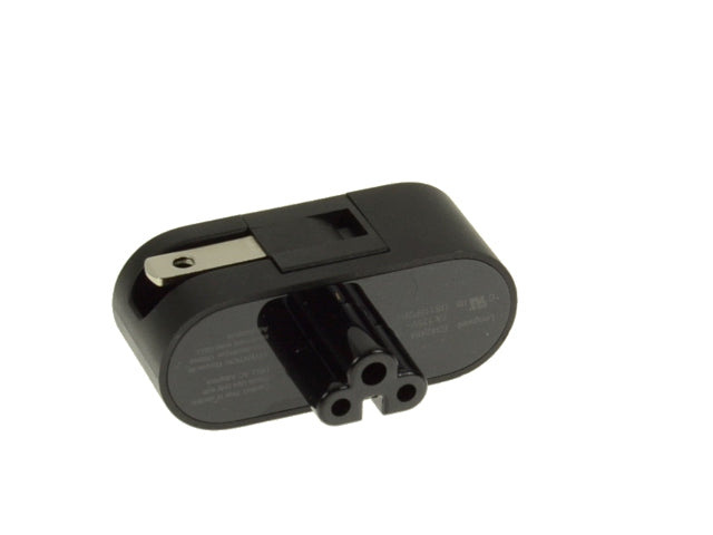 For Dell OEM 3-Position AC Power Plug Wall Adapter for 30W and 45W Power Adapters - 8DHY9-FKA