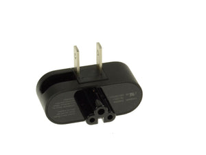For Dell OEM 3-Position AC Power Plug Wall Adapter for 30W and 45W Power Adapters - 8DHY9-FKA