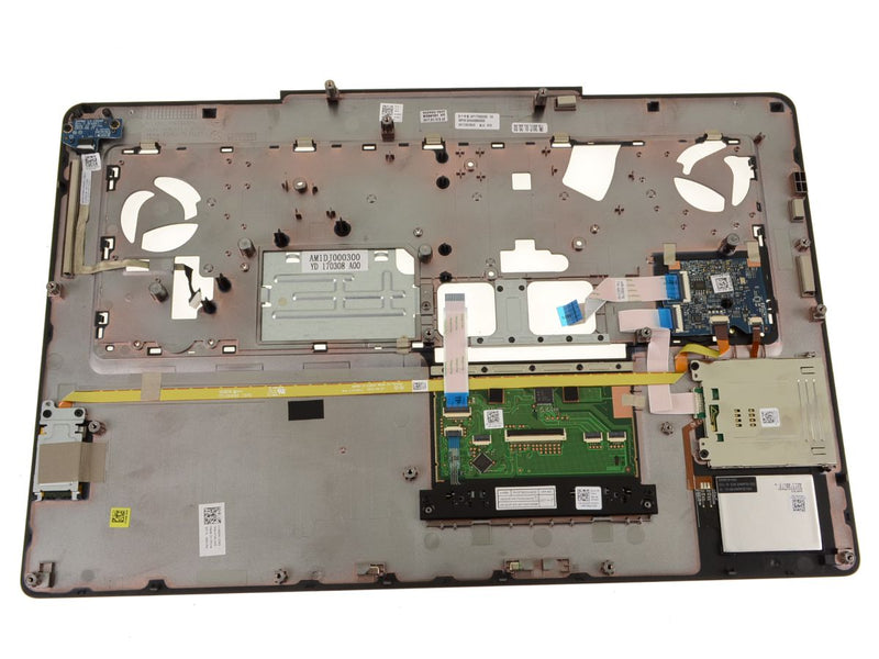 New Dell OEM Precision 17 (7720) Touchpad Palmrest Assembly with FIPS Fingerprint Reader - 8DKRC-FKA