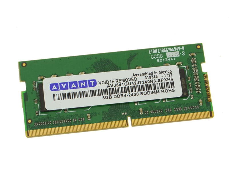 For Dell OEM DDR4 8GB 2400Mhz PC4-19200 SODimm Laptop RAM Memory Stick - 8GB - Working Pull w/ 1 Year Warranty-FKA
