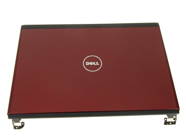 New RED - Dell OEM Vostro 3300 13.3" LCD Lid Back Cover Assembly with Hinges - 8M6GJ-FKA