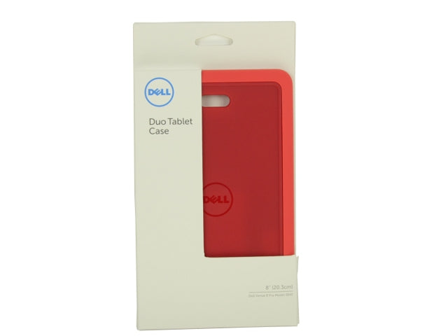 New RED - Dell OEM Venue 8 Pro (3845) Tablet Rubber Duo Case - 8V95M-FKA