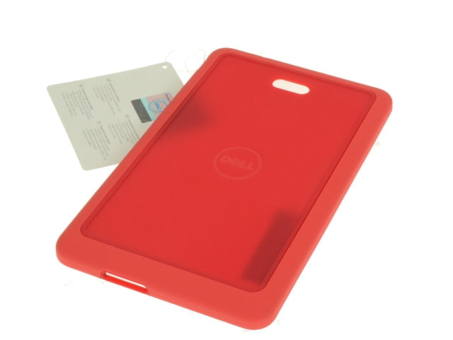 New RED - Dell OEM Venue 8 Pro (3845) Tablet Rubber Duo Case - 8V95M-FKA