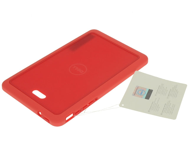 New RED - Dell OEM Venue 8 Pro (3845) Tablet Rubber Duo Case - 8V95M-FKA
