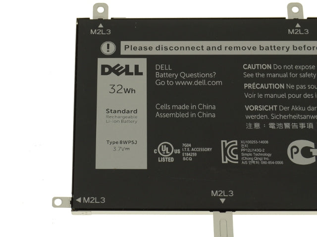 Dell OEM Original Venue 10 Pro (5055) (5050) Tablet 32Whr System Battery - 8WP5J w/ 1 Year Warranty-FKA