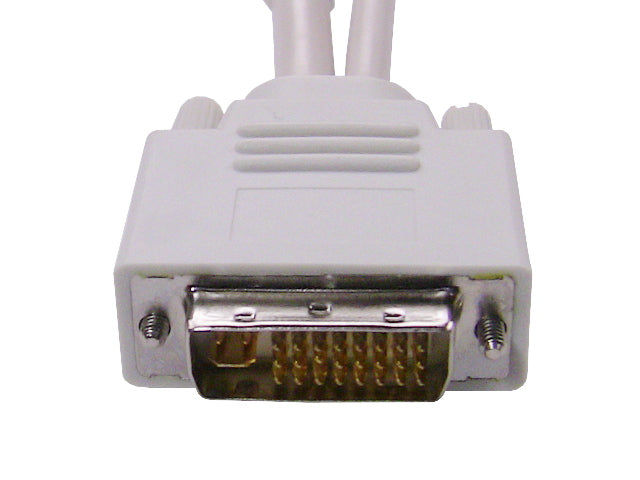 New Dell OEM DVI-I to VGA and DVI-D "Y" Dongle Adapter Cable - 965RK-FKA