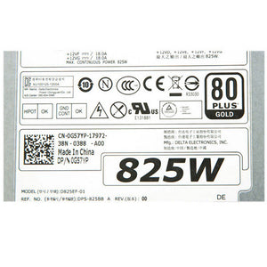 Dell Precision T5610 R7910 825Watt Server Power Supply G57YP 0G57YP CN-0G57YP D825EF-01-FKA