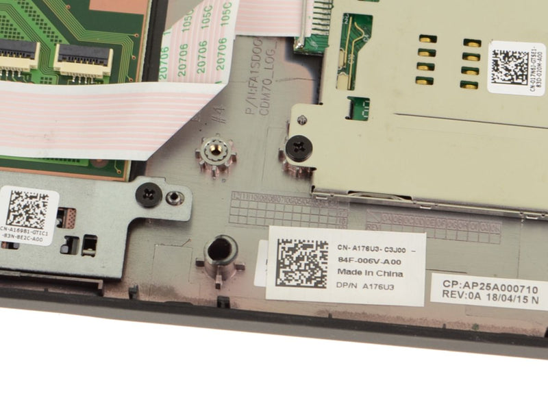 New Dell OEM Latitude 5490 / 5491 / 5495 Palmrest Touchpad Assembly with Smart Card - Dual Point - A176U3-FKA