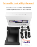 Portable Tri-Screen External Monitor For Laptop USB C Monitor 13.3 inch-FKA
