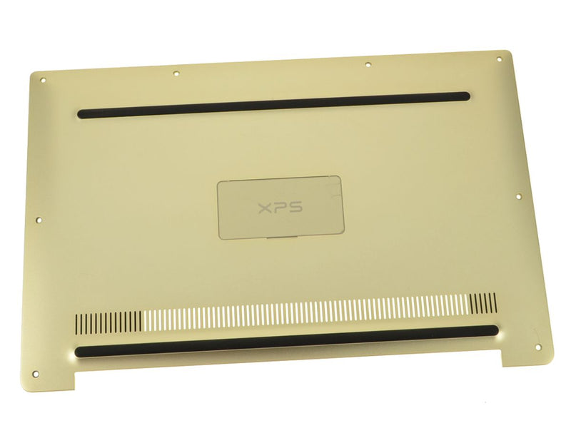 New Dell OEM XPS 13 (9360 / 9350) Bottom Base Metal Cover Assembly - GOLD - D3T45-FKA