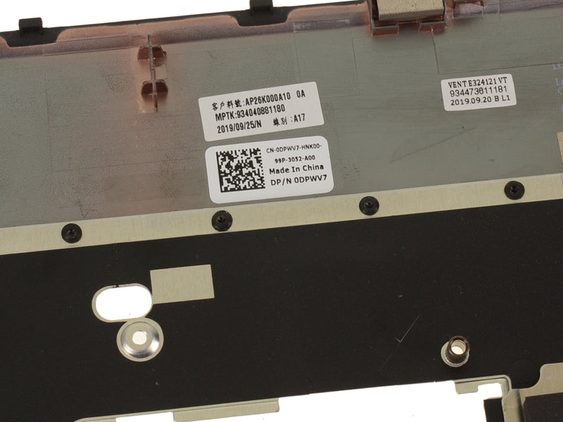 Dell OEM Precision 7740 Touchpad Palmrest Assembly - DPWV7-FKA