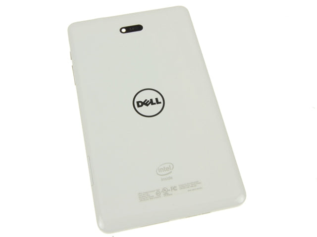 White - Dell OEM Venue 8 Pro (3845) Tablet Bottom Base Back Cover Assembly - F4D20-FKA