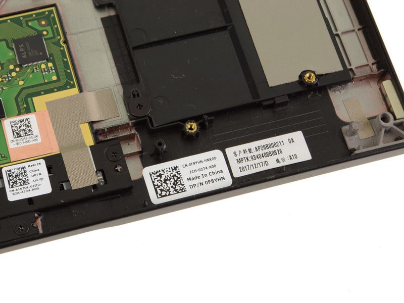 For Dell OEM Latitude 5289 / 7389 2-in-1 EMEA Palmrest Touchpad Assembly - EMEA - F8YHN-FKA