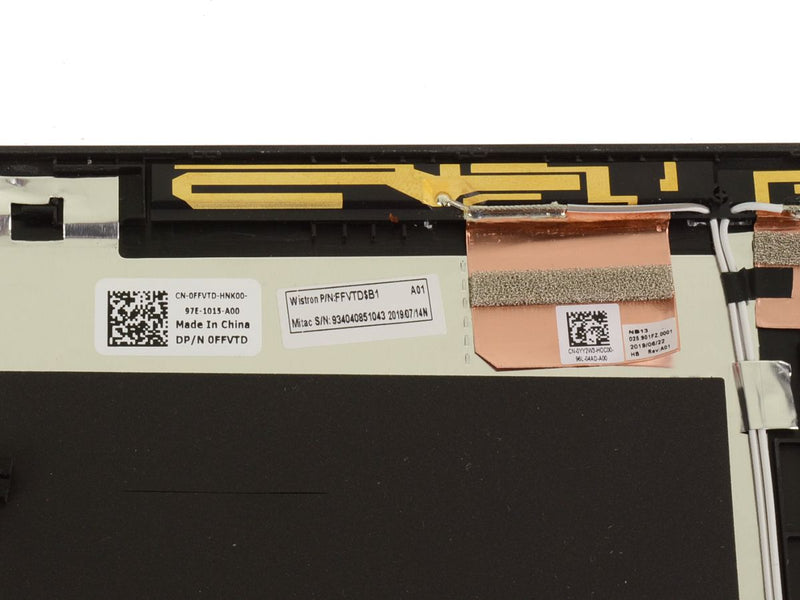 Dell OEM Latitude 5300 13.3" LCD Back Cover Lid Assembly - FFVTD-FKA