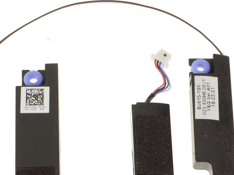 For Dell OEM Inspiron 15 (5584) Replacement Speakers Left and Right - FTT6X-FKA