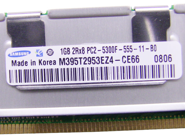 For Dell OEM DDR2 667Mhz 1GB PC2-5300F ECC RAM Memory Stick - FW198 w/ 1 Year Warranty-FKA