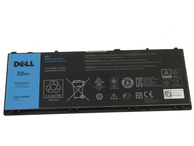 Dell OEM Original Latitude 10 (ST2) Tablet 30Wh Laptop Battery - FWRM8 w/ 1 Year Warranty-FKA