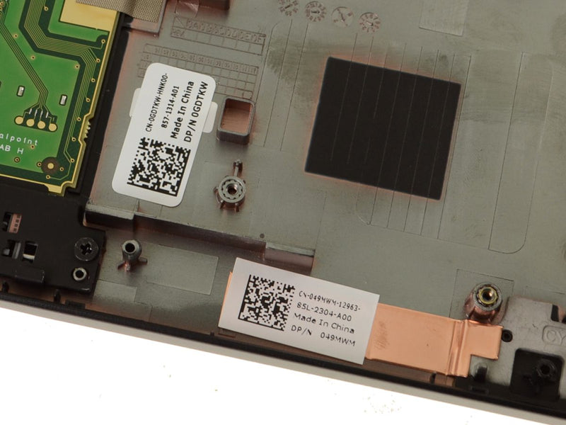 New Dell OEM Latitude 7490 Palmrest Touchpad Assembly - No SC - Single Point - 49MWM - GDTKW-FKA