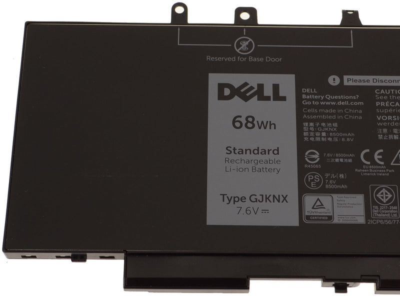 New Dell OEM Original Latitude 5480 / 5580 / 5280 4-Cell 68Wh Laptop Battery - GJKNX-FKA