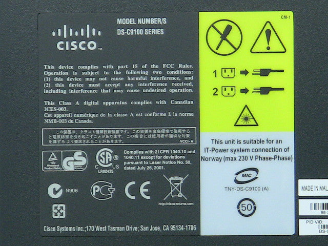 For Dell OEM Cisco DS-C9124-K9 24 Port Multilayer Fabric Switch - GU565 w/ 1 Year Warranty-FKA