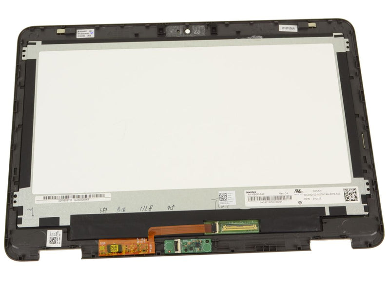 For Dell OEM Inspiron 11 (3168 / 3169 / 3185) 11.6" TouchScreen LCD Display Assembly - Black - HCRV9-FKA