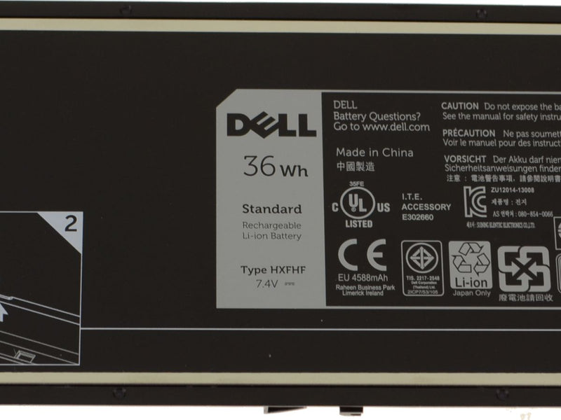 Dell OEM Original Venue 11 Pro (7130 / 7139) Tablet 36Whr System Battery - HXFHF w/ 1 Year Warranty-FKA
