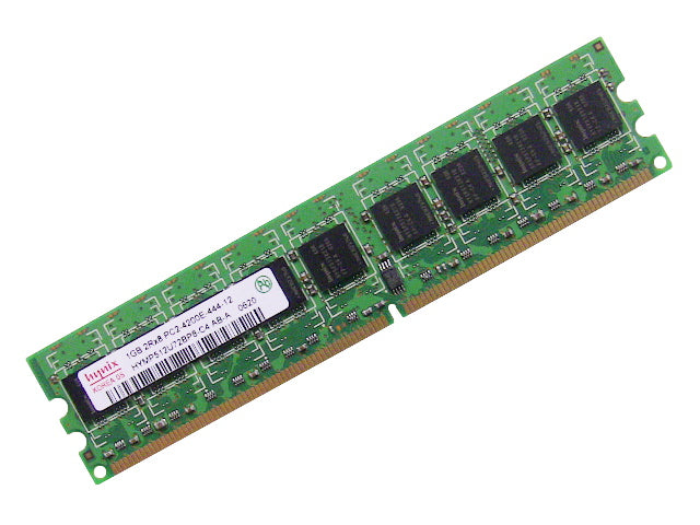 For Dell OEM DDR2 533Mhz 1GB PC2-4200E ECC RAM Memory Stick - HYMP512U72BP8-C4 w/ 1 Year Warranty-FKA