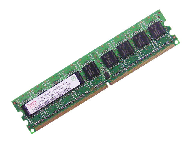 For Dell OEM DDR2 533Mhz 512MB PC2-4200E ECC RAM Memory Stick - HYMP564U72BP8-C4 w/ 1 Year Warranty-FKA