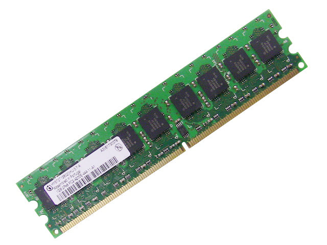 For Dell OEM DDR2 533Mhz 1GB PC2-4200E ECC RAM Memory Stick - HYS72T128020HU-3.7-A w/ 1 Year Warranty-FKA