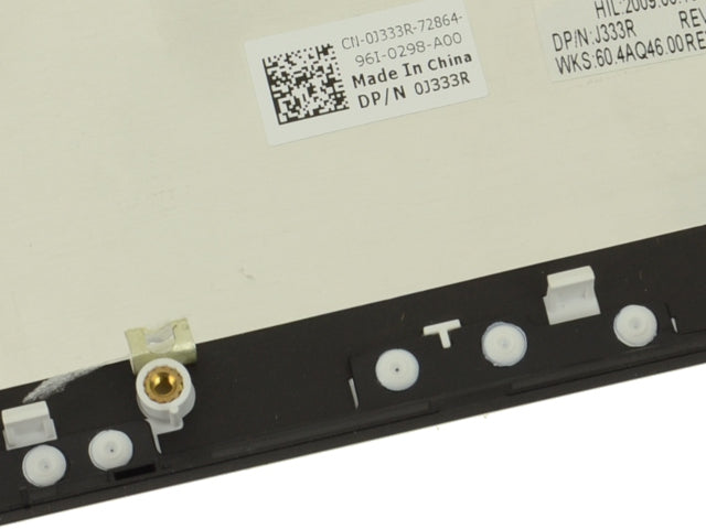 Seaweed - Dell OEM Inspiron 15 (1545 / 1546) 15.6" LCD Back Cover Lid Plastic with Hinges - J333R-FKA