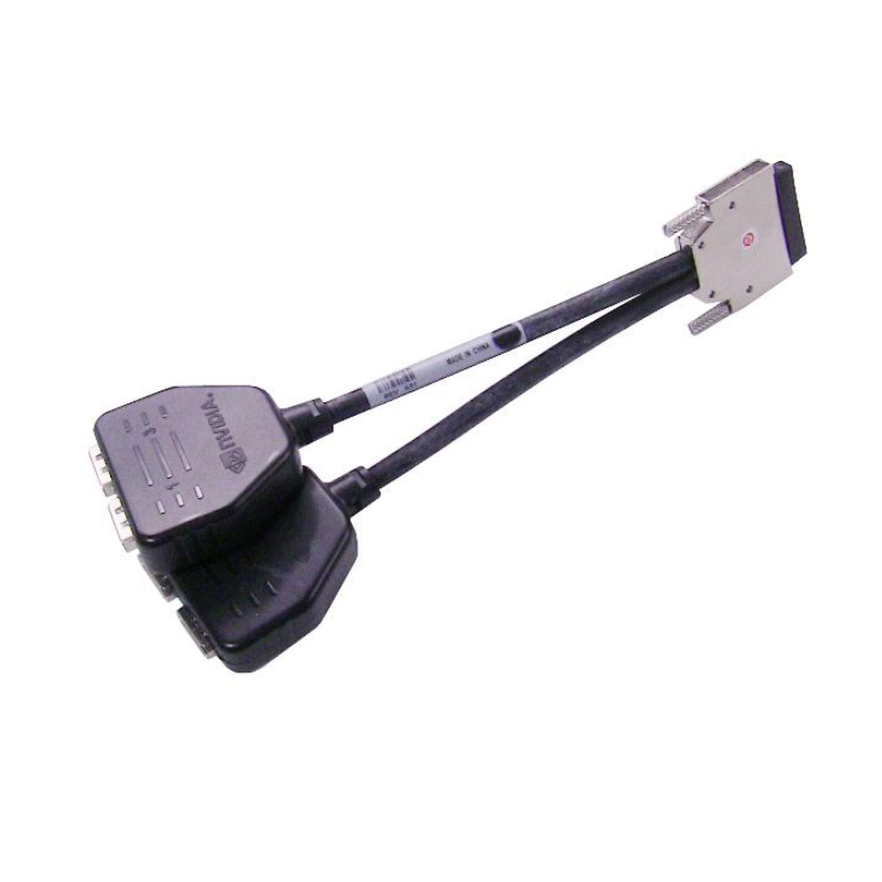 For Dell OEM 8 Inch Quad Monitor VHDCI to DisplayPort Dongle Adapter Cable - J772M-FKA