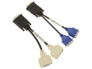 Dell OEM Monitor Cable Kit - DMS-59 to DVI VGA Split Cable Adapters Kit - J9256-FKA