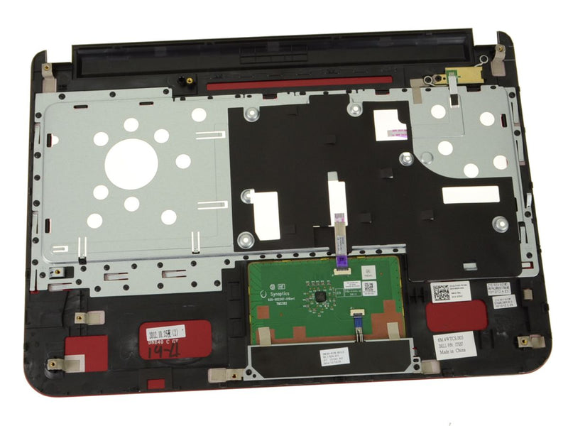New Red - Dell OEM Inspiron 14 (3421) / 14R (5421) Palmrest Touchpad Assembly - JTK67-FKA