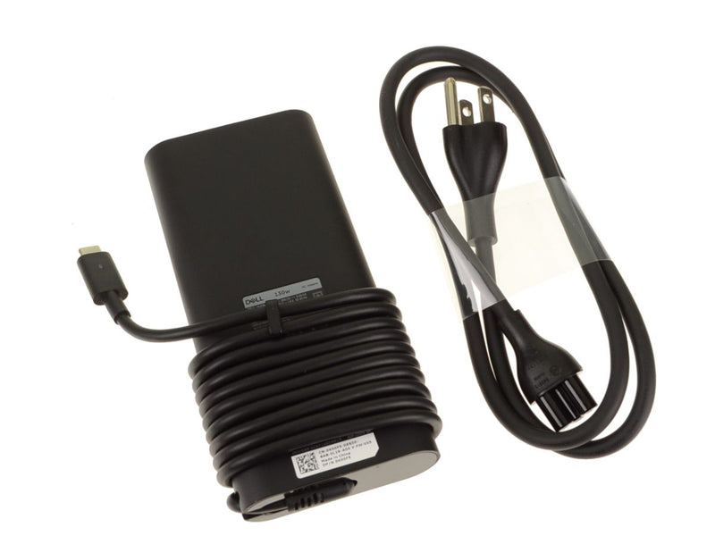 For Dell OEM 130-watt AC Power Adapter with USB Type-C Connector - 130 Watt - K00F5-FKA