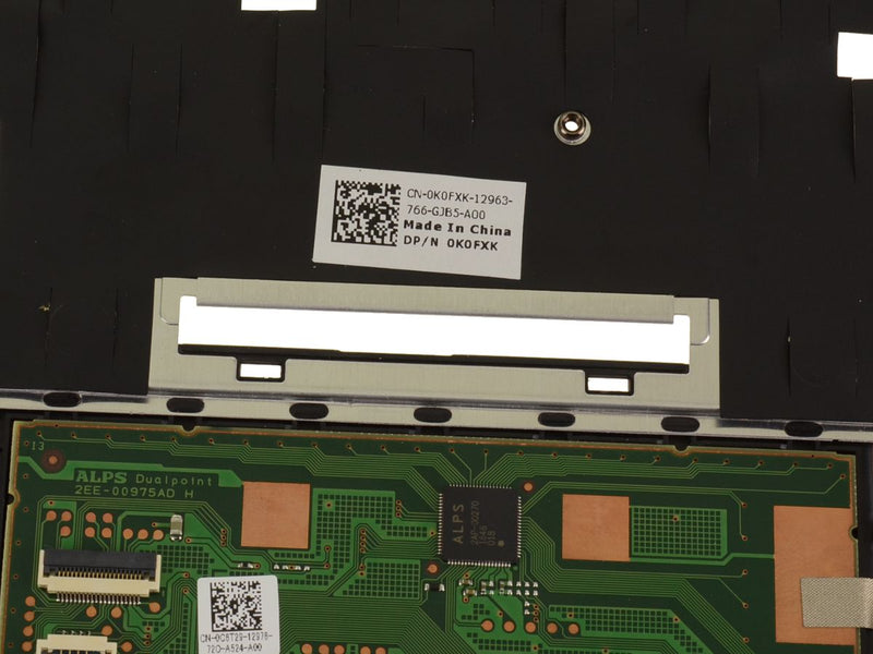 For Dell OEM Latitude 5280 Palmrest Touchpad Assembly with Smart Card Reader - A16762 - K0FXK-FKA