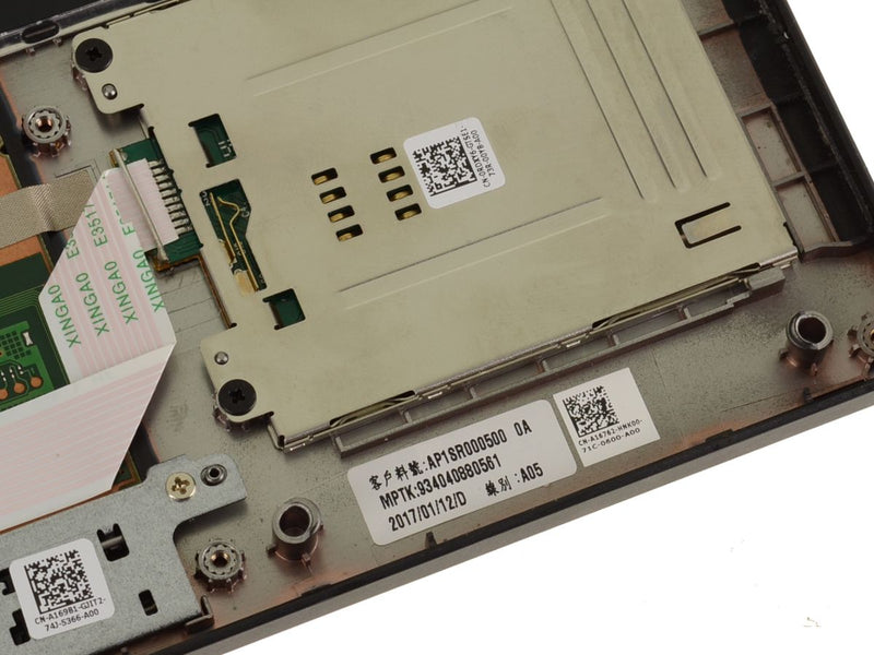 For Dell OEM Latitude 5280 Palmrest Touchpad Assembly with Smart Card Reader - A16762 - K0FXK-FKA