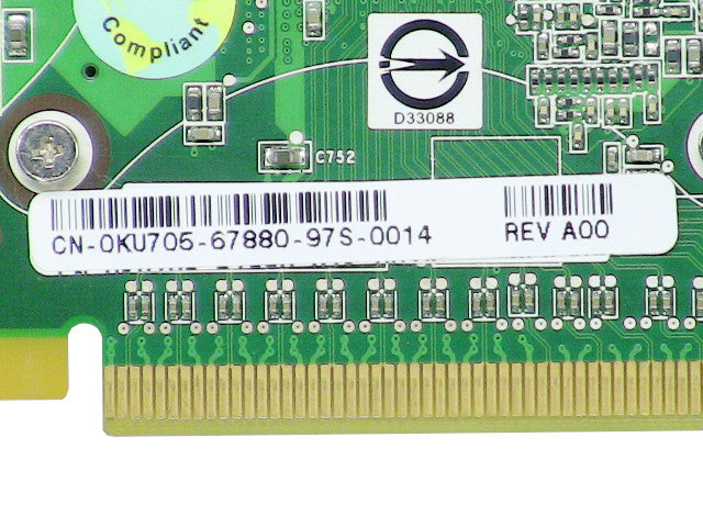 For Dell OEM Nvidia Quadro FX 4500 512MB Desktop Video Card Without Bracket - KU705-FKA
