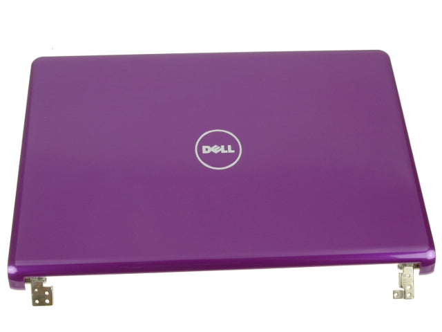 New Purple - Dell OEM Inspiron 1564 15.6" LCD Back Cover Lid Top with Hinges - KYD0K-FKA