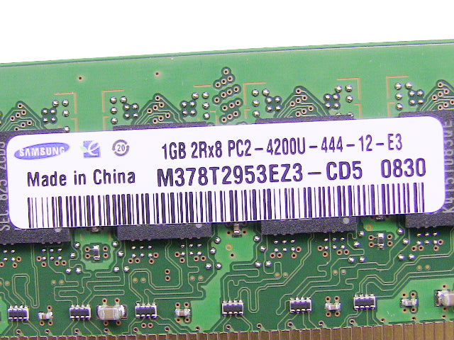 For Dell OEM DDR2 533Mhz 1GB PC2-4200U Non-ECC RAM Memory Stick - M378T2953EZ3-CD5 w/ 1 Year Warranty-FKA